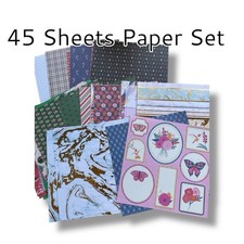 45 SHEETS Acid Free Paper 12" x 12" Craftsmith Recollections Loose