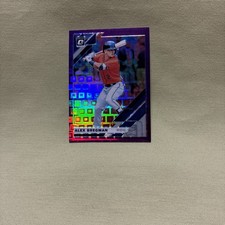 Alex Bregman 2019 Donruss Optic PANDORA PURPLE PRIZM #182 Houston Astros /99🔥