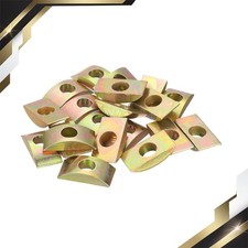 20 Set M8 Half Moon Nuts Washers Iron Solid Half Moon Washer Bronze