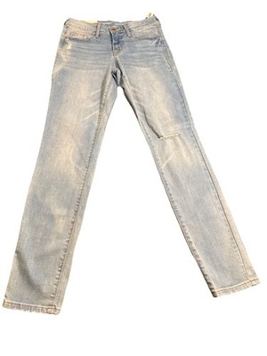 NWT Old Navy Rockstar Skinny Jeans Women s 4 Regular Mid Rise Light Wash Distrd