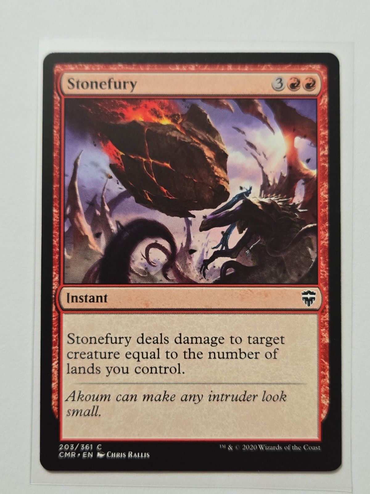 Stonefury - 203 - Commander Legends - LP - Instant - C