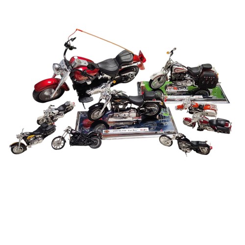 Maisto Harley Davidson Motorräder Diecast Modelle 9 Stück