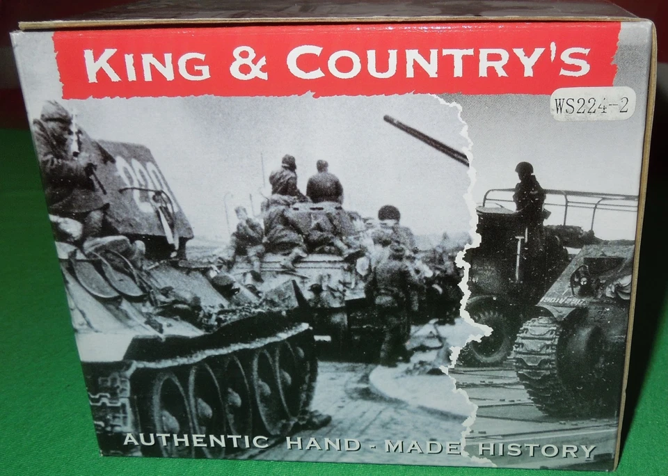 Tanque retirado King & Country 2013 1:30 Segunda Guerra Mundial alemán 38(t) #202 LE100 (WS224-2), NUEVO EN CAJA Foto 2 de 4