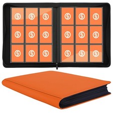 9 Pocket Card Binder for 360 Trading Cards - Side Loading Sleeve Protection