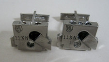Vintage MERCURY Industrial 11XN 1 Cutting Tool Die Silver Tone Cufflinks