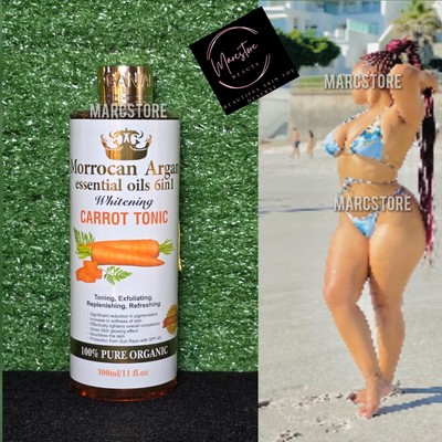 Morrocan Argan Essential Oils 6 In 1 Carrot Tonic Oil Spf 45 300ml