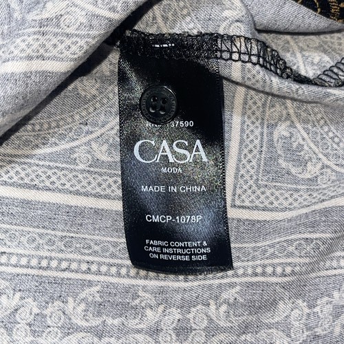 Casa Moda Couture Men’s Shirt 4XL Roman Baroque Print Short Sleeve Button Up - Picture 4 of 11