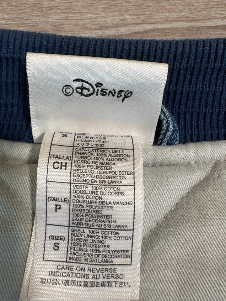 Vintage Walt Disney World Jacket S Mickey Mouse Where Magic Lives Denim - Image 3 of 4