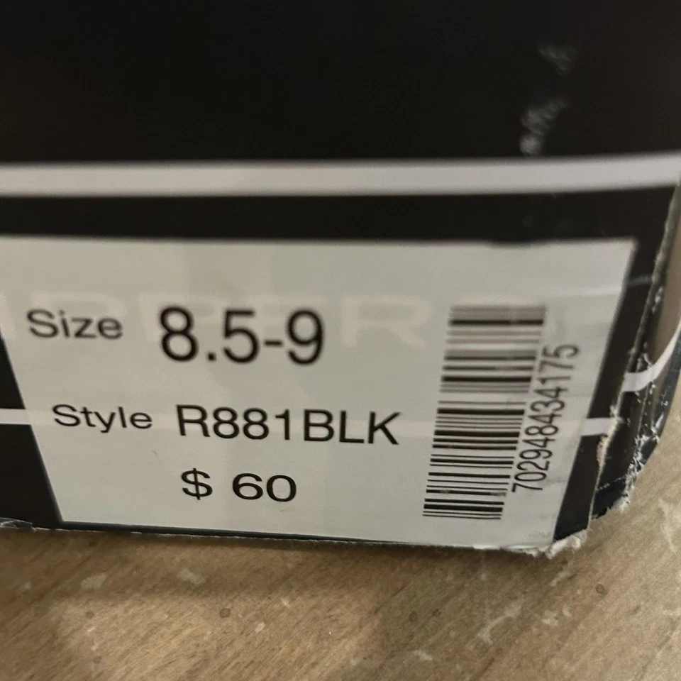 Zapatillas Rockport para hombre talla 8,5-9 negras mocasín de espuma viscoelástica gamuza R881BLK Foto 2 de 4