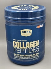 BUBS Naturals Collagen Peptides Powder 20 oz, Unflavored, Grass-Fed, 28 Servin 