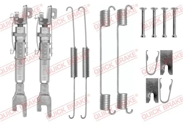 Quick Brake 105-0781S kit d'accessoires de mâchoires de frein arrière pour tambour auto