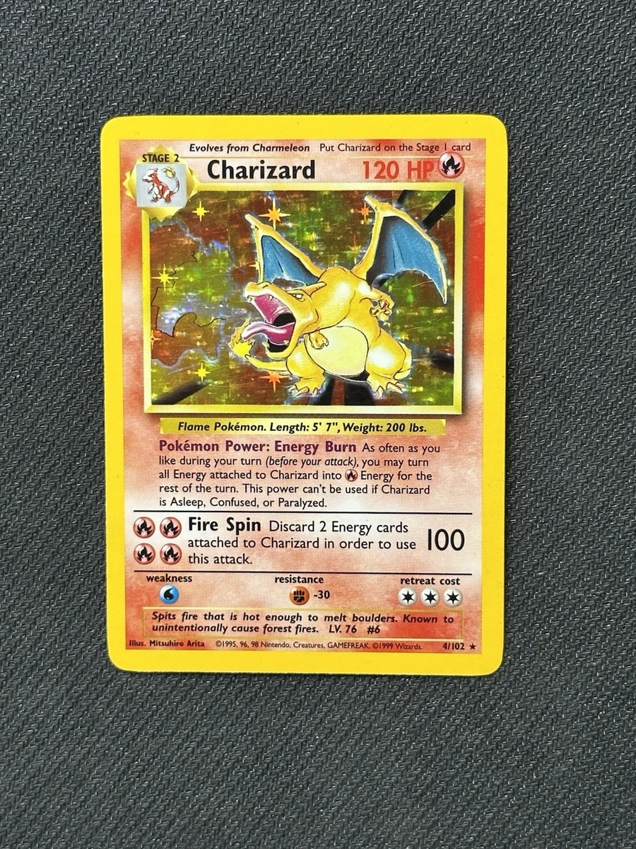 Pokémon Charizard Base Set Cards for sale - eBay