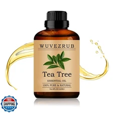 Wuvezrub Tea Tree Essential Oil 240ML - 100% Pure and Natural Oils for Aromat