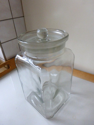 original Maggi Glas für Brühwürfel Maggiwürfel Werbung Vorratsglas Bonbonglas