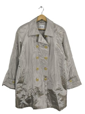 JOY Kurzmantel Damen Mantel Gr. DE 36 hellgrau Casual-Look
