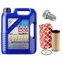 MotoröL Filter Set 5W-40 5 Liter + ÖLablassschraube FüR Audi Seat Skoda VW 1.9