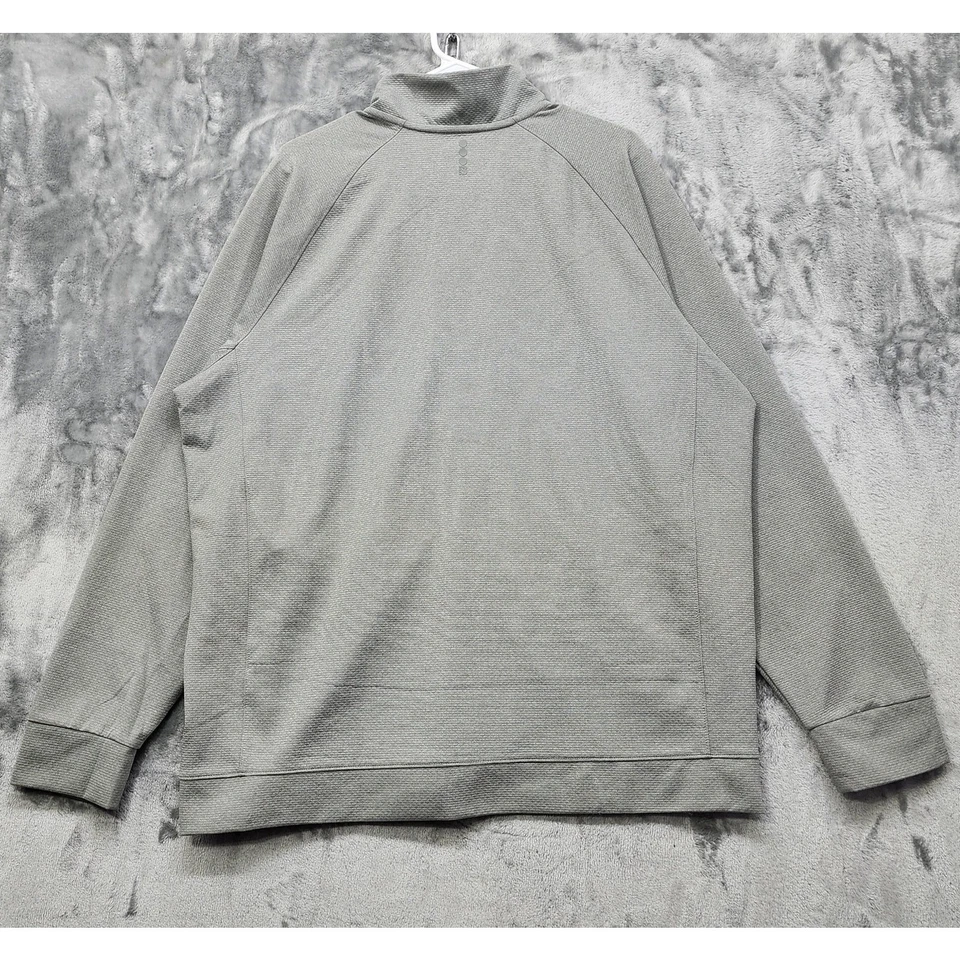 Jaqueta Bench Urbanwear Masculina XL Cinza Zíper Completo Absorção de Umidade Roupa Ativa Atlética - Imagem 4 de 4