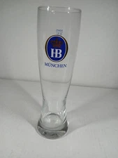 Hofbräuhaus Munchen HB Germany 0.5 L Pilsner 10" Beer Glass