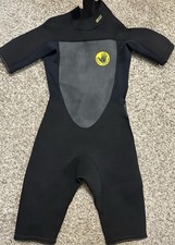 BODY GLOVE Boys Shorty Spring Wetsuit 2/1 MM Junior Youth Size 12