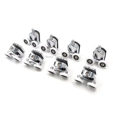 23mm 25mm 27mm Shower Door Rollers Zinc Alloy Double marque