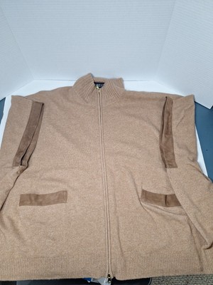 Repeat Cashmere Blend Shawl, One Size Fits Most, Full Zip, Pockets, Tan, Soft 