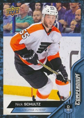 2016-17 Upper Deck Compendium Blue #198 NICK SCHULTZ - Philadelphia Flyers