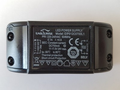 ERSATZTRAFO EAGLERISE MODEL: EIP012C0700L1 LED TRAFO POWER SUPPLY