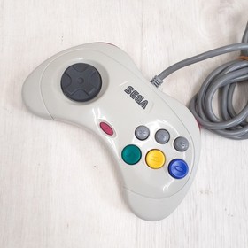 Japanese Sega Saturn White Console With 2 Controllers 3 Games Mobil Suit Gundam