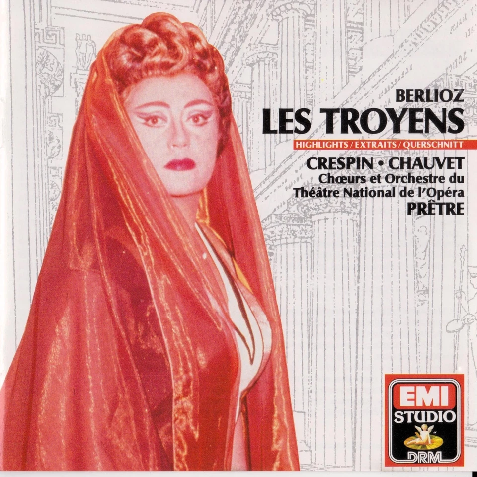 BERLIOZ LES TROYENS PRETRE HIGHLIGHTS EXTRAITS CD - image 1 of 1
