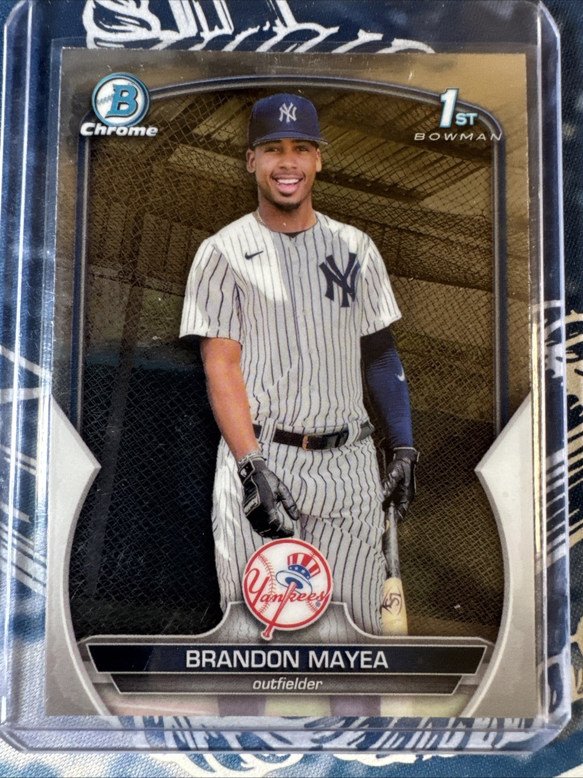 BRANDON MAYEA 2023 BOWMAN CHROME 1ST BASEBALL YANKEES A Q3732