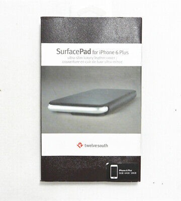 New OEM Twelve South SurfacePad Black Leather Cover for iPhone 6 Plus/6s Plus