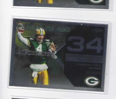 2007 Topps Chrome Brett Favre Collection Flight to 420 #BFC-BF34