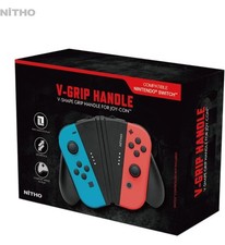 For Nintendo Switch Joy Con V Shape Grip Handle- Nitho NIB