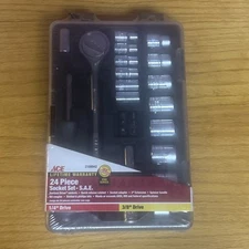 24 Piece Socket Set - S.A.E