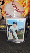 1970 BILL BURBACH TOPPS BASEBALL CARD #167 NEW YORK YANKEES 