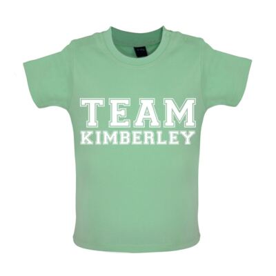 Team Kimberley - Baby T-Shirt / Babygrow - Gig Pop Tour Walsh Girls Singer