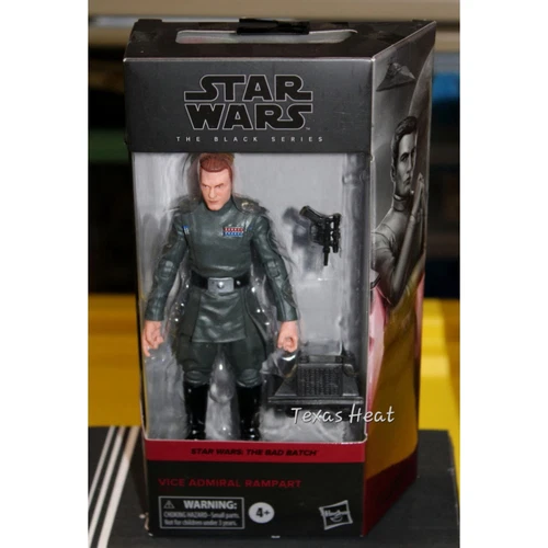 Star Wars The Black Series: Vice Admiral Rampart w/mouse droid Bad Batch 6" 