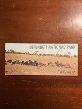 Brochure ancienne Parc national du Serengeti Tanzanie années 70 70 Afrique