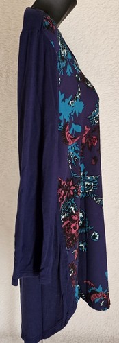 Dana Buchman Womens Shirt Top Blouse Size M Medium Multicolor Floral - Picture 5 of 24