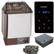 Amerec Designer SL2 Sauna Package 8.0kW 240v 1 Phase for 250-425 sq ft