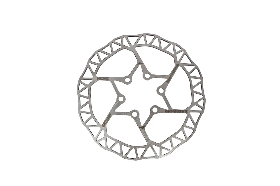 KCNC Razor Mountain Cyclocross Bicicleta MTB Rotor de freno de disco 140 mm Plateado Foto 2 de 4