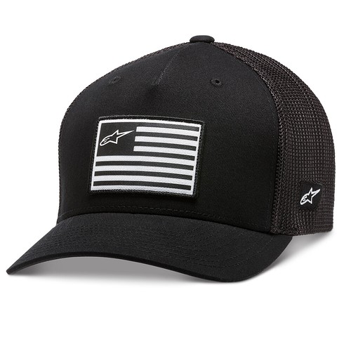 Alpinestars Flag Snap Back Cap Cotton Twill Stretch Genuine Alpinestars Cap - Picture 6 of 8