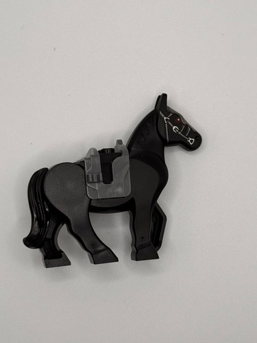 LEGO LOTR Personaggio cavallo nero, occhi rossi e gambe mobili (10352c01pb02) da 79007 - Foto 2 di 3