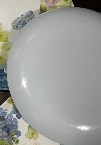 Shabby Chic MELAMINE DINNER Plates FLORAL Flowers Set of 4 BEAUTIFUL! - Picture 3 of 6