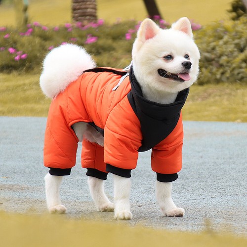Pet Dog Vest Jacket Winter Warm Waterproof Padded Windproof Coat Clothes 4 Legs - Picture 7 of 17
