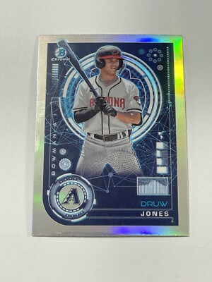 2024 Bowman Chrome Drew Jones Bowman AI #BAI-7 RC Refractor Arizona Diamondbacks
