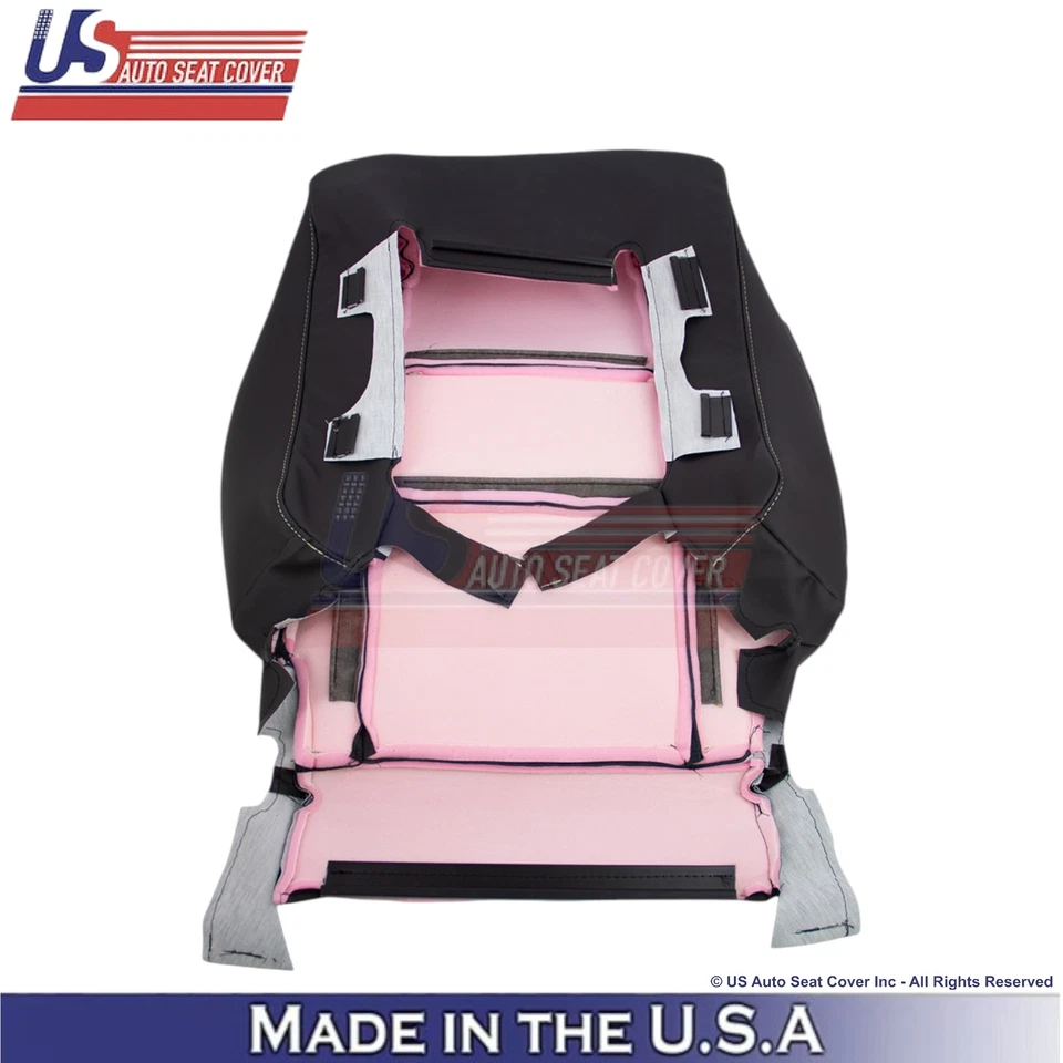 2010-2015 Fits Nissan Armada Platinum Genuine Leather Seat Covers Dark Charcoal - Image 2 of 4