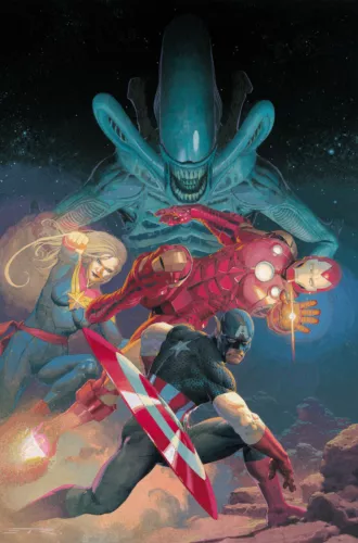 ALIENS VS. AVENGERS #1 ESAD RIBIC  2ND PRINT or VIRGIN [1:25] 10/16/24 PRESALE