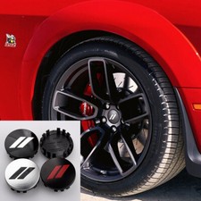 4x 2.5" plata mate // tapacubos central rueda coche para cargador 300C Challenger SRT