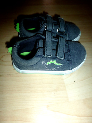Baby /Kinder-Schuhe/Hausschuhe von Bobbie Shoes: Größe 21 - blau mit Dino